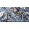 imageDII Paisley Outdoor Tabletop Collection Water Resistant Tablecloth 60quot Round Blue