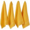 imageDII Basic Terry Collection Waffle Dishtowel Set 15x26 Solid Honey Gold 4 PieceSolid Yellow