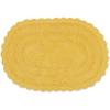 imageDII Crochet Collection Reversible Bath Mat Round 275quot Diameter Honey GoldYellow