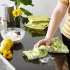imageDII Cleaning Collection MultiPurpose Microfiber Gray Stripes Dishtowel SetAvocado Floral
