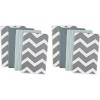imageDII Cleaning Collection MultiPurpose Microfiber Gray Stripes Dishtowel SetGray Chevron