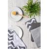imageDII Cleaning Collection MultiPurpose Microfiber Gray Stripes Dishtowel SetGray Chevron