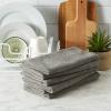 imageDII Cleaning Collection Soft Highly Absorbent Microfiber Dishtowel Set 16x24 Gray 6 PieceGray