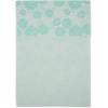 imageDII Fridge Liner Collection NonAdhesive Cut to Fit 12x24 Teal Abstract Leaf 6 PieceAqua Dahlia