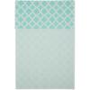 imageDII Fridge Liner Collection NonAdhesive Cut to Fit 12x24 Teal Abstract Leaf 6 PieceAqua Lattice