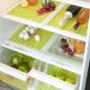 imageDII Fridge Liner Collection NonAdhesive Cut to Fit 12x24 Teal Abstract Leaf 6 PieceAvocado Herringbone
