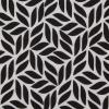 imageDII Fridge Liner Collection NonAdhesive Cut to Fit 12x24 Teal Abstract Leaf 6 PieceBlack Abstract Leaf