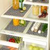 imageDII Fridge Liner Collection NonAdhesive Cut to Fit 12x24 Teal Abstract Leaf 6 PieceBlack Abstract Leaf