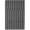 imageDII Fridge Liner Collection NonAdhesive Cut to Fit 12x24 Teal Abstract Leaf 6 PieceBlack Herringbone