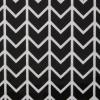 imageDII Fridge Liner Collection NonAdhesive Cut to Fit 12x24 Teal Abstract Leaf 6 PieceBlack Herringbone