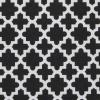 imageDII Fridge Liner Collection NonAdhesive Cut to Fit 12x24 Teal Abstract Leaf 6 PieceBlack Lattice