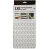 imageDII Fridge Liner Collection NonAdhesive Cut to Fit 12x24 Teal Abstract Leaf 6 PieceCool Gray Herringbone