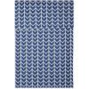 imageDII Fridge Liner Collection NonAdhesive Cut to Fit 12x24 Teal Abstract Leaf 6 PieceFrench Blue Herringbone