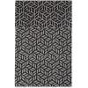 imageDII Fridge Liner Collection NonAdhesive Cut to Fit 12x24 Teal Abstract Leaf 6 PieceGray Abstract Leaf