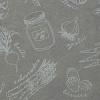 imageDII Fridge Liner Collection NonAdhesive Cut to Fit 12x24 Teal Abstract Leaf 6 PieceGray Market