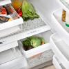imageDII Fridge Liner Collection NonAdhesive Cut to Fit 12x24 Teal Abstract Leaf 6 PieceGray Veggies