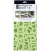 imageDII Fridge Liner Collection NonAdhesive Cut to Fit 12x24 Teal Abstract Leaf 6 PieceGreen Veggies