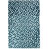 imageDII Fridge Liner Collection NonAdhesive Cut to Fit 12x24 Teal Abstract Leaf 6 PieceNautical Blue Abstract Leaf