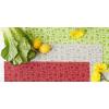 imageDII Fridge Liner Collection NonAdhesive Cut to Fit 12x24 Teal Abstract Leaf 6 PieceRed Veggies