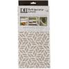 imageDII Fridge Liner Collection NonAdhesive Cut to Fit 12x24 Teal Abstract Leaf 6 PieceStone Abstract Leaf