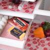 imageDII Fridge Liner Collection NonAdhesive Cut to Fit 12x24 Teal Abstract Leaf 6 PieceTango Red Dahlia