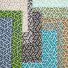 imageDII Fridge Liner Collection NonAdhesive Cut to Fit 12x24 Teal Abstract Leaf 6 PieceTeal Abstract Leaf