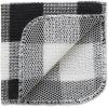 imageDII Scrubber Dishcloths Collection Windowpane Dishrag Set 12x12 WhiteRed Stripe 6 PieceBlack Buffalo Check