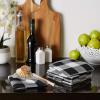 imageDII Scrubber Dishcloths Collection Windowpane Dishrag Set 12x12 WhiteRed Stripe 6 PieceBlack Buffalo Check