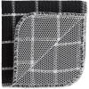 imageDII Scrubber Dishcloths Collection Windowpane Dishrag Set 12x12 WhiteRed Stripe 6 PieceBlackWhite
