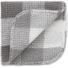 imageDII Scrubber Dishcloths Collection Windowpane Dishrag Set 12x12 WhiteRed Stripe 6 PieceGray Buffalo Check