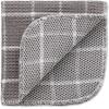imageDII Scrubber Dishcloths Collection Windowpane Dishrag Set 12x12 WhiteRed Stripe 6 PieceGrayWhite