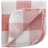 imageDII Scrubber Dishcloths Collection Windowpane Dishrag Set 12x12 WhiteRed Stripe 6 PieceRed Buffalo Check