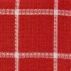 imageDII Scrubber Dishcloths Collection Windowpane Dishrag Set 12x12 WhiteRed Stripe 6 PieceRedWhite