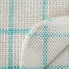 imageDII Scrubber Dishcloths Collection Windowpane Dishrag Set 12x12 WhiteRed Stripe 6 PieceWhiteAqua Stripe