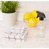 imageDII Scrubber Dishcloths Collection Windowpane Dishrag Set 12x12 WhiteRed Stripe 6 PieceWhiteGray Stripe