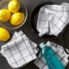 imageDII Scrubber Dishcloths Collection Windowpane Dishrag Set 12x12 WhiteRed Stripe 6 PieceWhiteNautical Blue Stripe