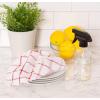 imageDII Scrubber Dishcloths Collection Windowpane Dishrag Set 12x12 WhiteRed Stripe 6 PieceWhiteRed Stripe