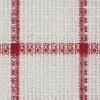 imageDII Scrubber Dishcloths Collection Windowpane Dishrag Set 12x12 WhiteRed Stripe 6 PieceWhiteRed Stripe