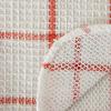 imageDII Scrubber Dishcloths Collection Windowpane Dishrag Set 12x12 WhiteRed Stripe 6 PieceWhiteSpice Stripe