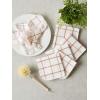 imageDII Scrubber Dishcloths Collection Windowpane Dishrag Set 12x12 WhiteRed Stripe 6 PieceWhiteSpice Stripe