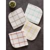 imageDII Scrubber Dishcloths Collection Windowpane Dishrag Set 12x12 WhiteRed Stripe 6 PieceWhiteStone Stripe
