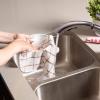 imageDII Scrubber Dishcloths Collection Windowpane Dishrag Set 12x12 WhiteRed Stripe 6 PieceWhiteStone Stripe