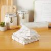 imageDII Scrubber Dishcloths Collection Windowpane Dishrag Set 12x12 WhiteRed Stripe 6 PieceWhiteStone Stripe