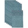 Nautical Blue Abstract Leaf