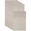 imageDII Fridge Liner Collection NonAdhesive Cut to Fit 12x24 Teal Abstract Leaf 6 PieceStone Abstract Leaf