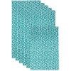 Teal Abstract Leaf