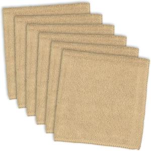 imageDII Cleaning Collection Soft Highly Absorbent Microfiber Dishtowel Set 16x24 Gray 6 PieceTaupe