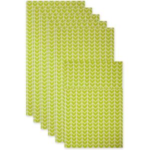 imageDII Fridge Liner Collection NonAdhesive Cut to Fit 12x24 Teal Abstract Leaf 6 PieceAvocado Herringbone