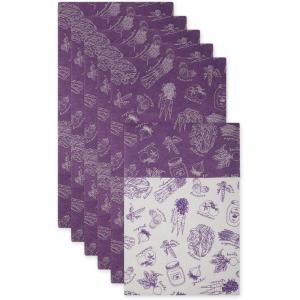 imageDII Fridge Liner Collection NonAdhesive Cut to Fit 12x24 Teal Abstract Leaf 6 PieceEggplant Market