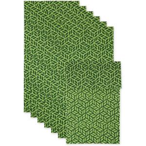 imageDII Fridge Liner Collection NonAdhesive Cut to Fit 12x24 Teal Abstract Leaf 6 PieceHunter Green Abstract Leaf